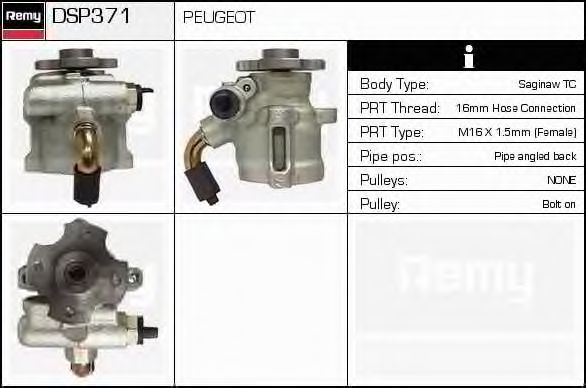 Imagine Pompa hidraulica, sistem de directie DELCO REMY DSP371