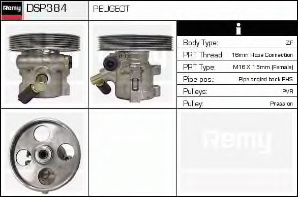 Imagine Pompa hidraulica, sistem de directie DELCO REMY DSP384