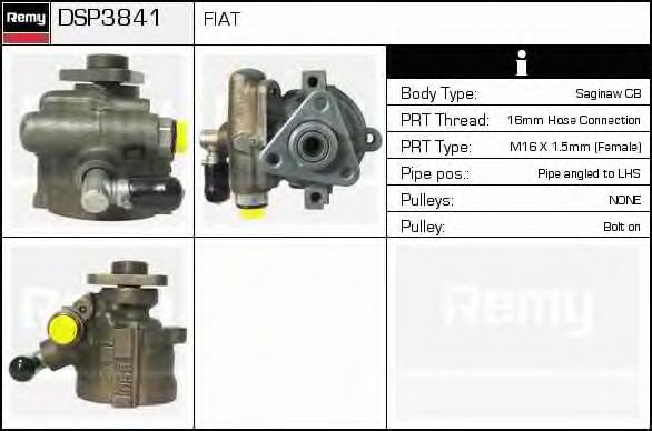 Imagine Pompa hidraulica, sistem de directie DELCO REMY DSP3841