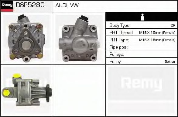 Imagine Pompa hidraulica, sistem de directie DELCO REMY DSP5280
