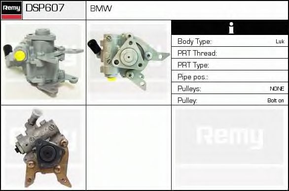 Imagine Pompa hidraulica, sistem de directie DELCO REMY DSP607