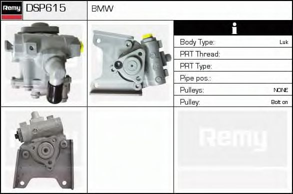 Imagine Pompa hidraulica, sistem de directie DELCO REMY DSP615