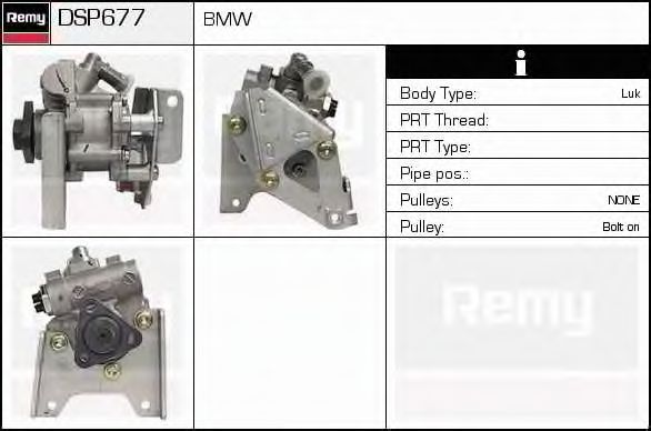 Imagine Pompa hidraulica, sistem de directie DELCO REMY DSP677