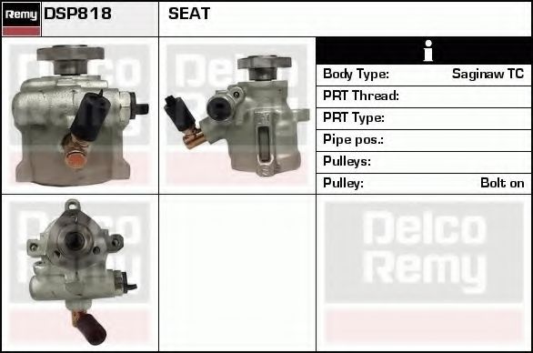 Imagine Pompa hidraulica, sistem de directie DELCO REMY DSP818