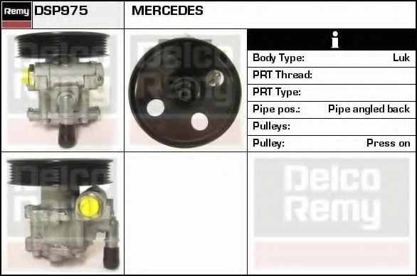 Imagine Pompa hidraulica, sistem de directie DELCO REMY DSP975