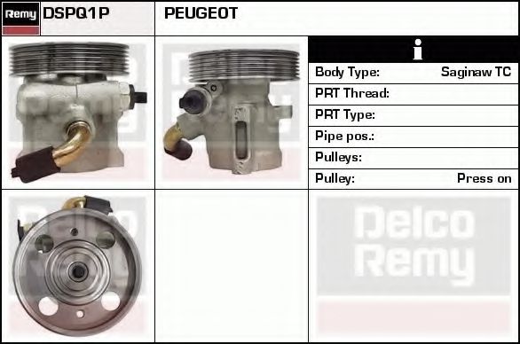 Imagine Pompa hidraulica, sistem de directie DELCO REMY DSPQ1P