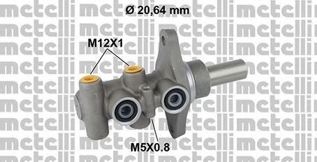 Pompa centrala, frana METELLI 05-0810
