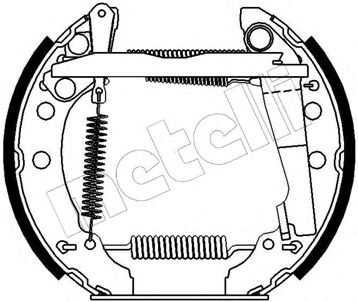 Imagine Set saboti frana METELLI 51-0031