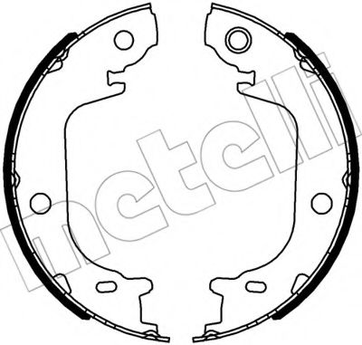 Imagine Set saboti frana, frana de mana METELLI 53-0644