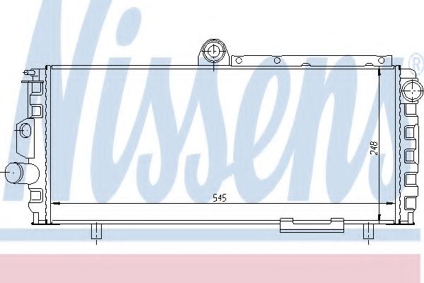 Imagine Radiator, racire motor NISSENS 60010