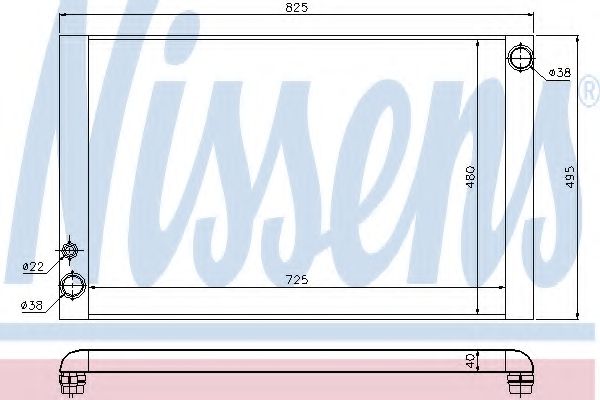 Imagine Radiator, racire motor NISSENS 60428