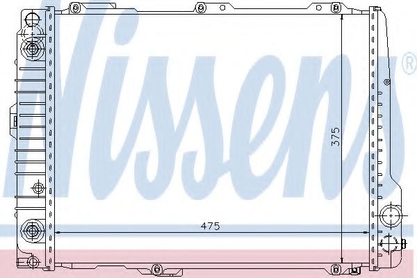 Imagine Radiator, racire motor NISSENS 60443