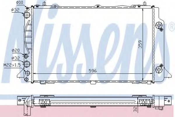 Imagine Radiator, racire motor NISSENS 60448A