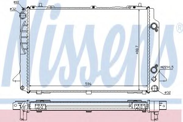 Imagine Radiator, racire motor NISSENS 60467A