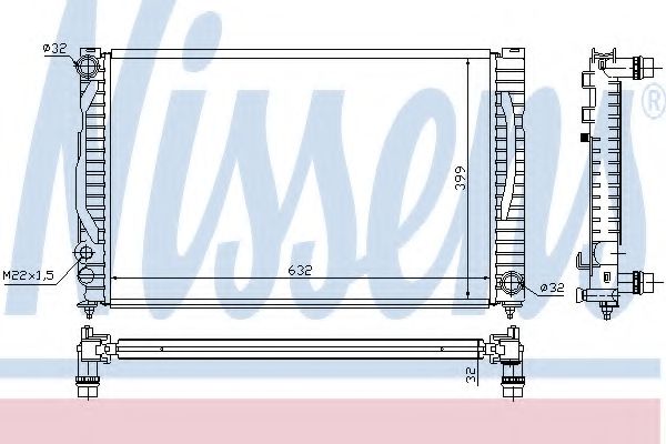 Imagine Radiator, racire motor NISSENS 60497