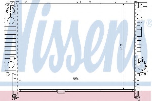 Imagine Radiator, racire motor NISSENS 60605