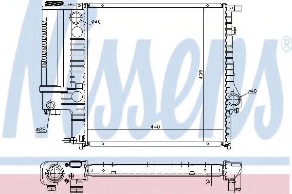 Imagine Radiator, racire motor NISSENS 60623A