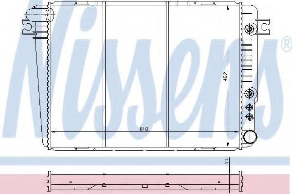 Imagine Radiator, racire motor NISSENS 60632