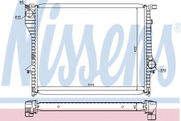 Imagine Radiator, racire motor NISSENS 60638