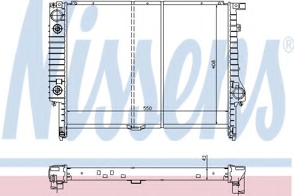 Imagine Radiator, racire motor NISSENS 60792