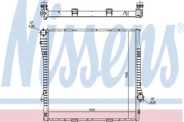 Imagine Radiator, racire motor NISSENS 60819