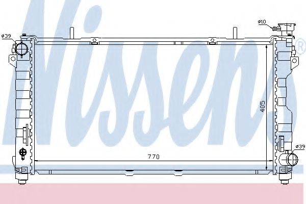 Imagine Radiator, racire motor NISSENS 61004