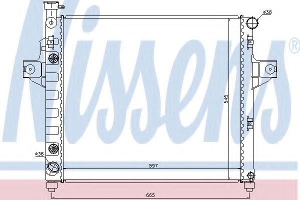 Imagine Radiator, racire motor NISSENS 61009