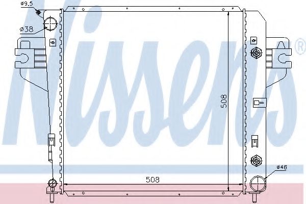 Imagine Radiator, racire motor NISSENS 61017