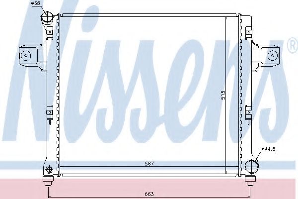 Imagine Radiator, racire motor NISSENS 61022