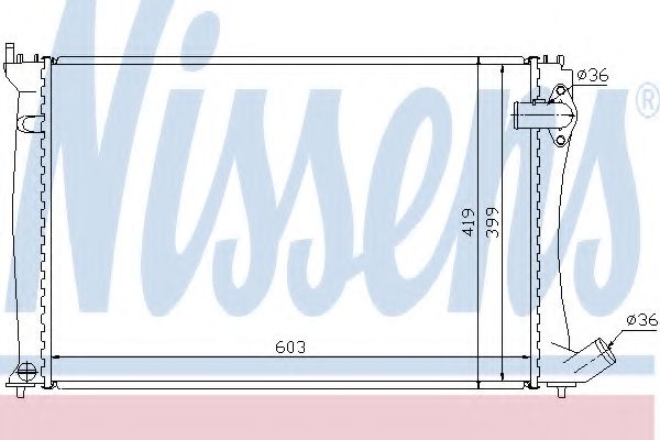 Imagine Radiator, racire motor NISSENS 61298