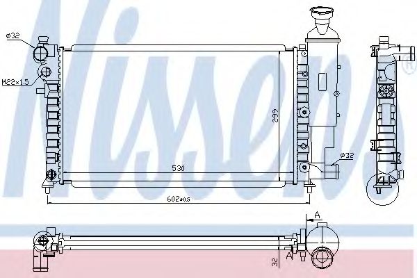 Imagine Radiator, racire motor NISSENS 61347