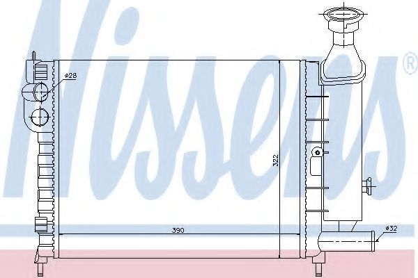 Imagine Radiator, racire motor NISSENS 61372