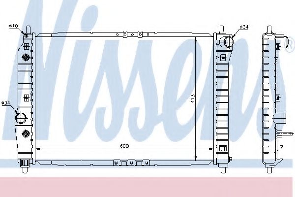 Imagine Radiator, racire motor NISSENS 61637