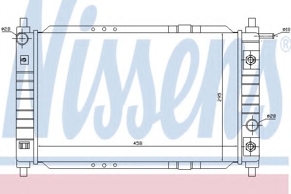 Imagine Radiator, racire motor NISSENS 61663