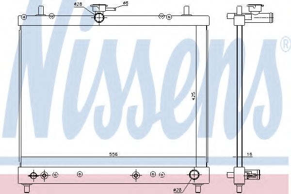 Imagine Radiator, racire motor NISSENS 617402