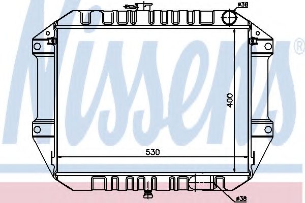 Imagine Radiator, racire motor NISSENS 61761