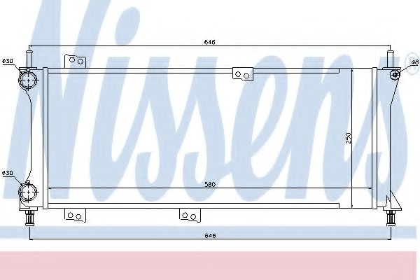 Imagine Radiator, racire motor NISSENS 617731