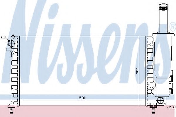 Imagine Radiator, racire motor NISSENS 61881