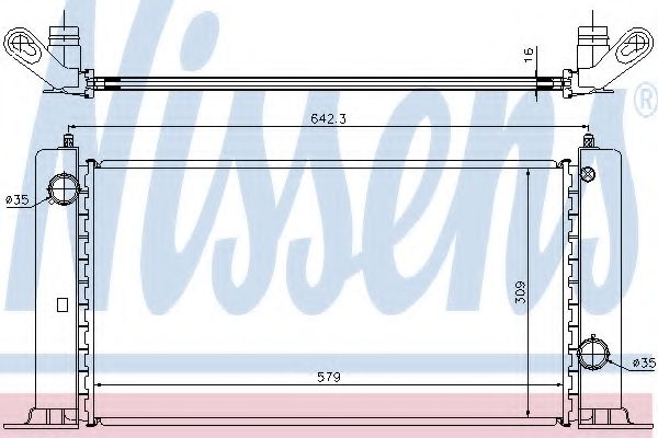 Imagine Radiator, racire motor NISSENS 61883A