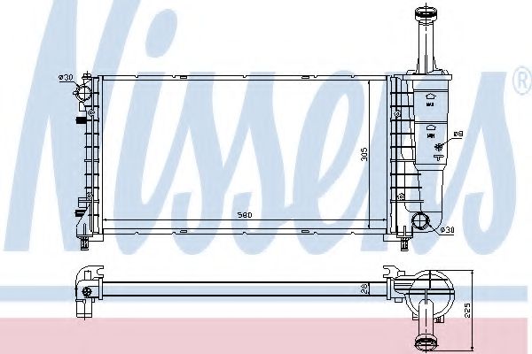 Imagine Radiator, racire motor NISSENS 61898