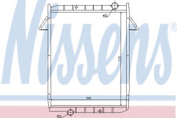 Imagine Radiator, racire motor NISSENS 61986