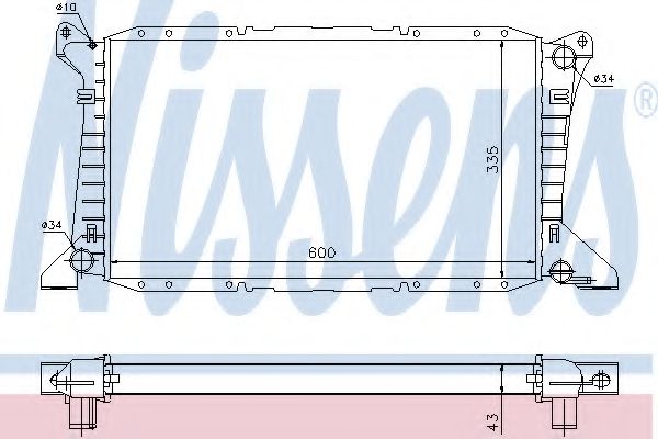 Imagine Radiator, racire motor NISSENS 62049