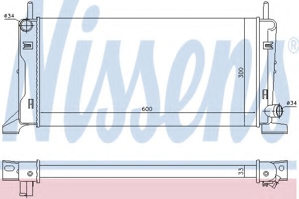 Imagine Radiator, racire motor NISSENS 621541