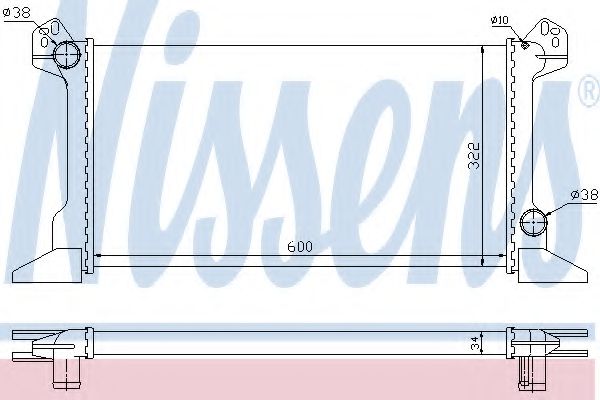 Imagine Radiator, racire motor NISSENS 62177