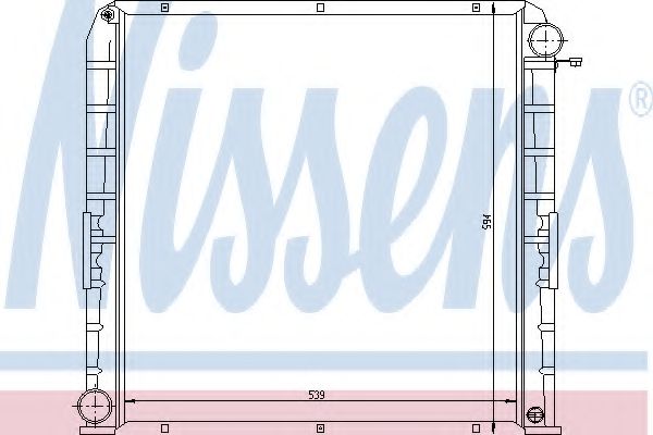 Imagine Radiator, racire motor NISSENS 62346