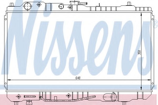 Imagine Radiator, racire motor NISSENS 62484