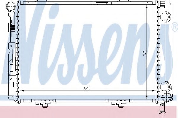 Imagine Radiator, racire motor NISSENS 62549A