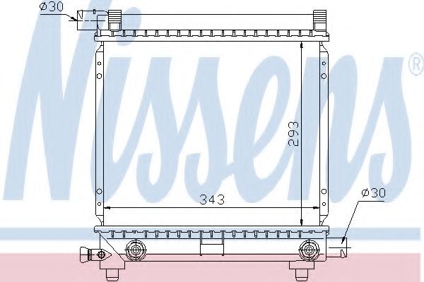 Imagine Radiator, racire motor NISSENS 62550