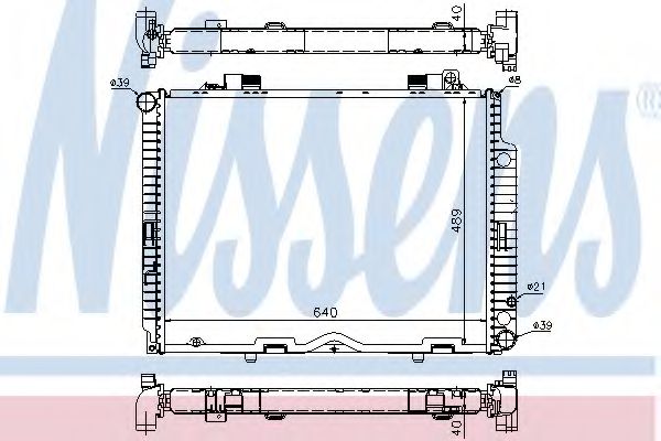 Imagine Radiator, racire motor NISSENS 62611A