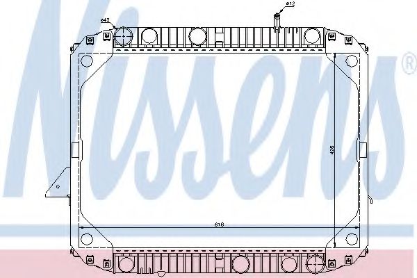 Imagine Radiator, racire motor NISSENS 62622